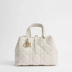 Medium Dior Toujours Bag Latte Macrocannage Calfskin