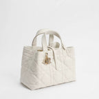 Medium Dior Toujours Bag Latte Macrocannage Calfskin
