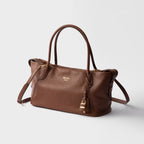 Prada Ouvert large leather tote bag