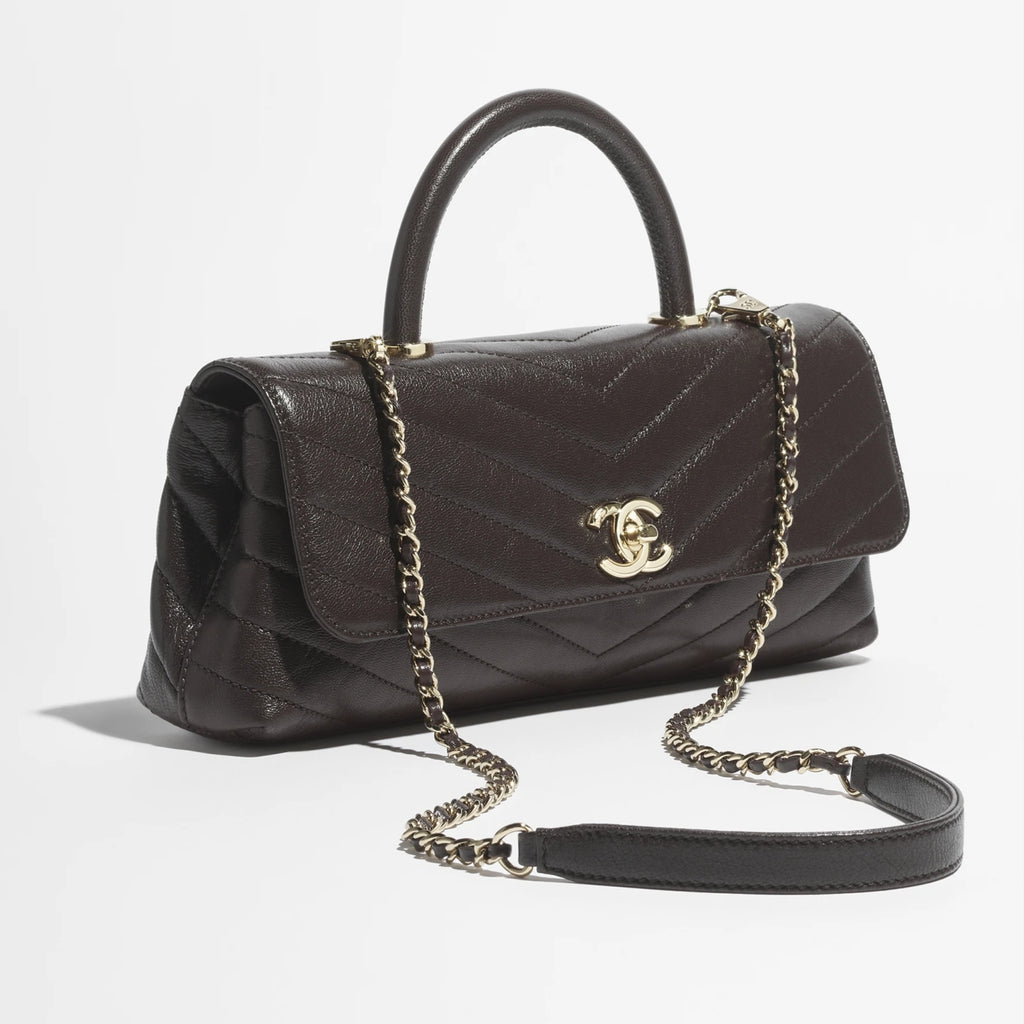 Maxi Flap Bag With Top Handle