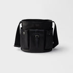 Prada Route leather mini-bucket bag