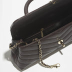 Maxi Flap Bag With Top Handle