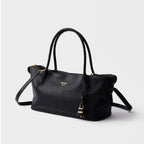 Prada Ouvert large leather tote bag