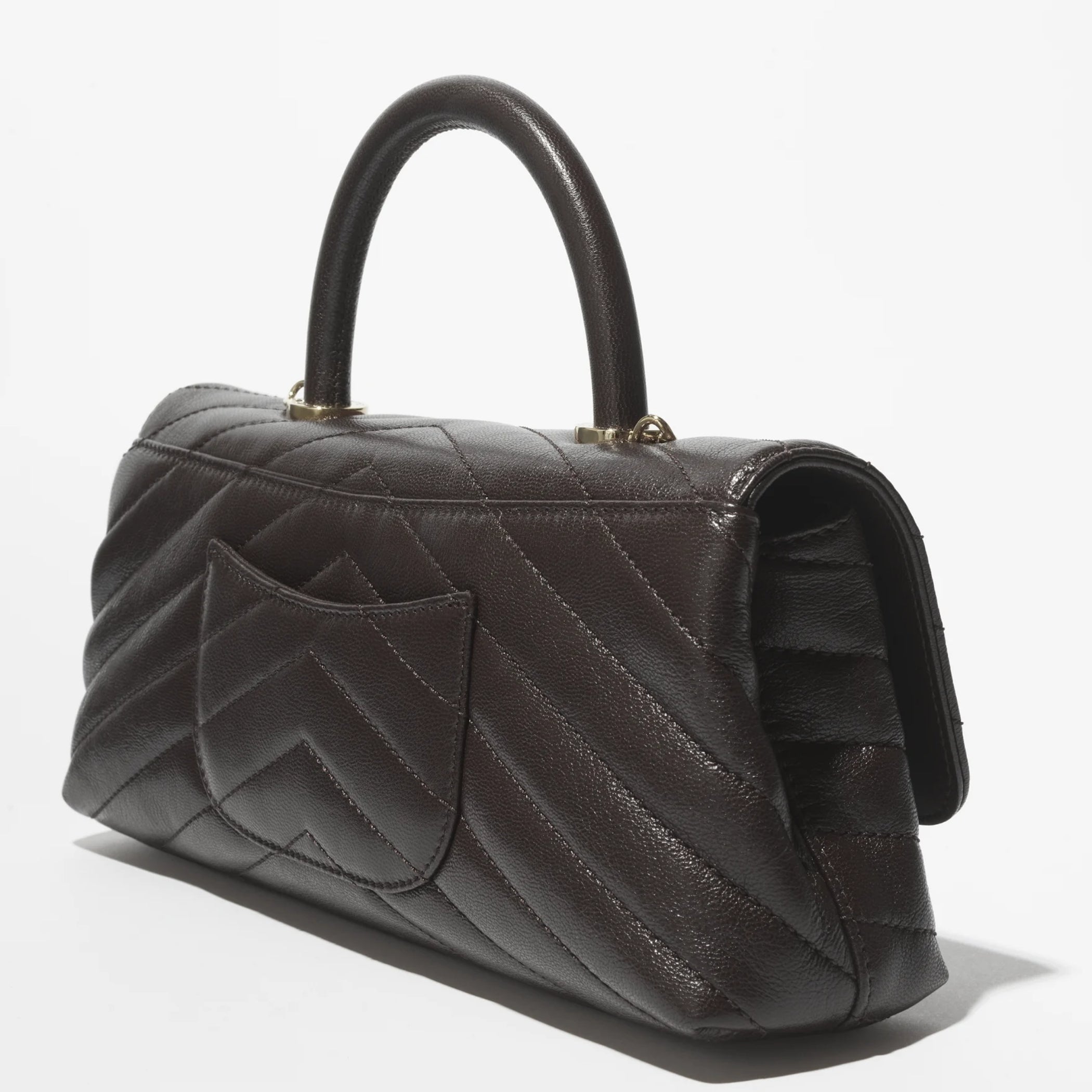 Maxi Flap Bag With Top Handle