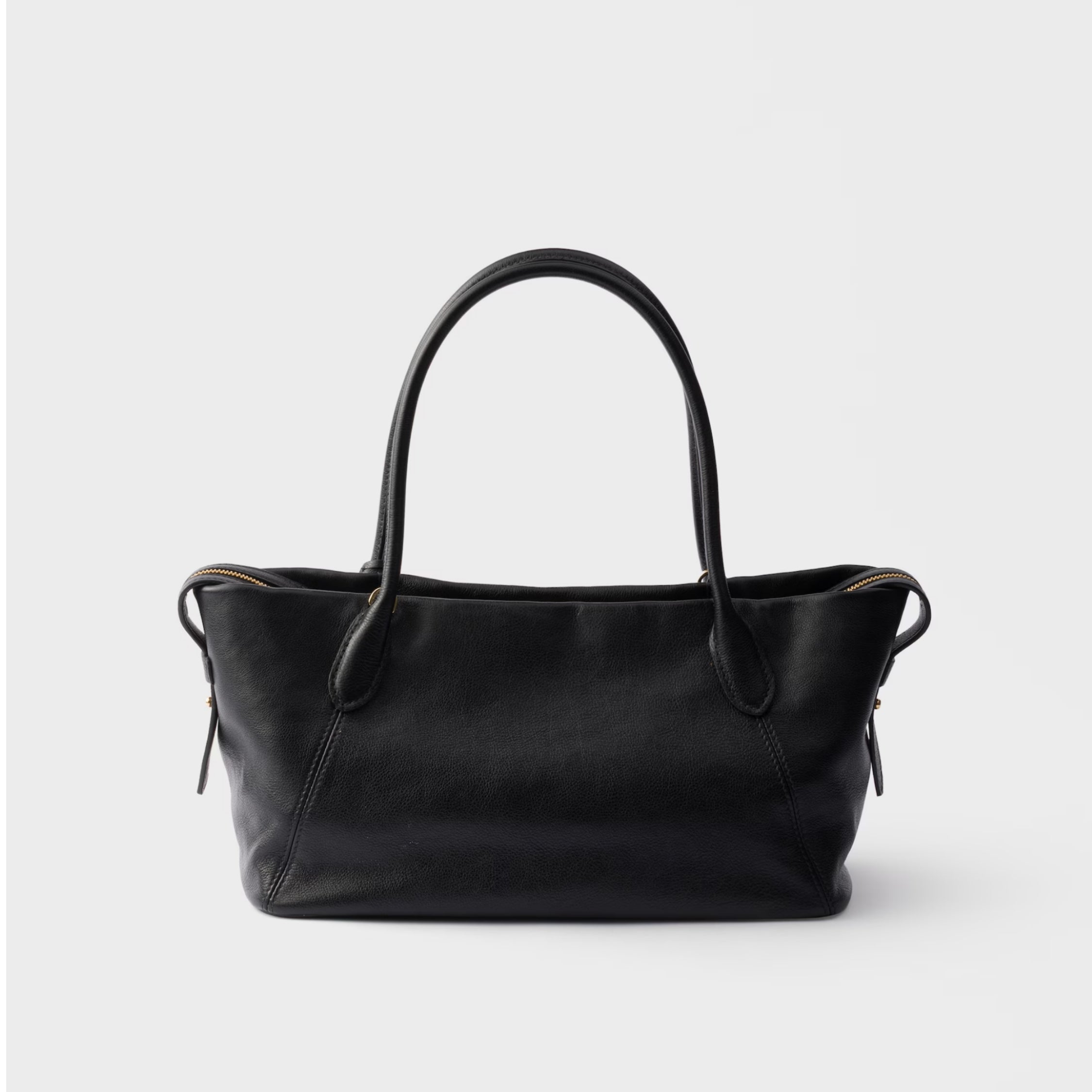 Prada Ouvert large leather tote bag