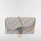 Medium Saddle Pouch with Chain