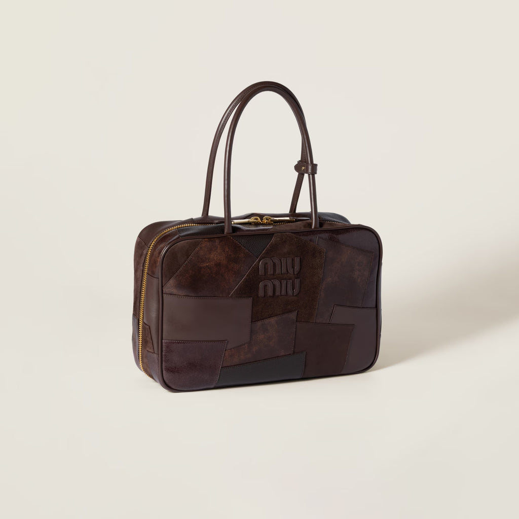 Leather patchwork Beau bag