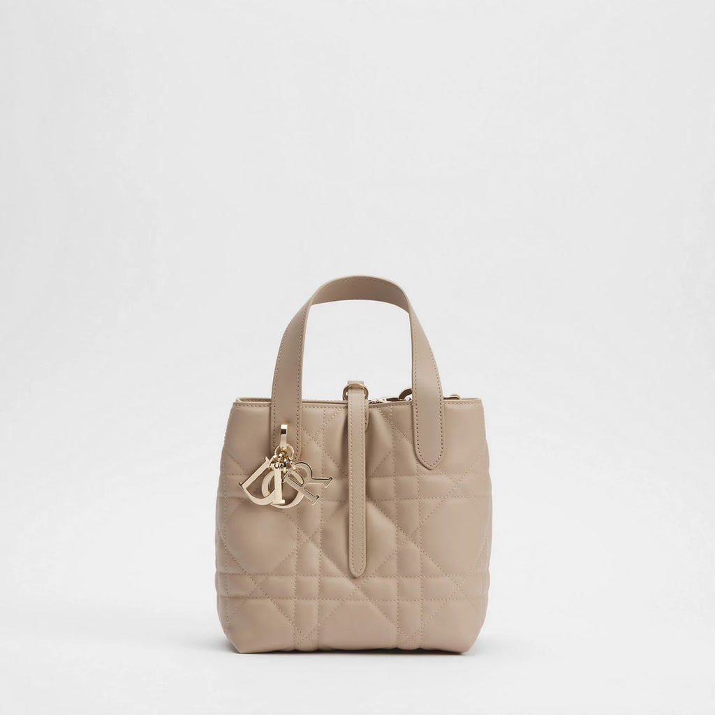 Powder Beige Macrocannage Calfskin