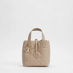 Powder Beige Macrocannage Calfskin