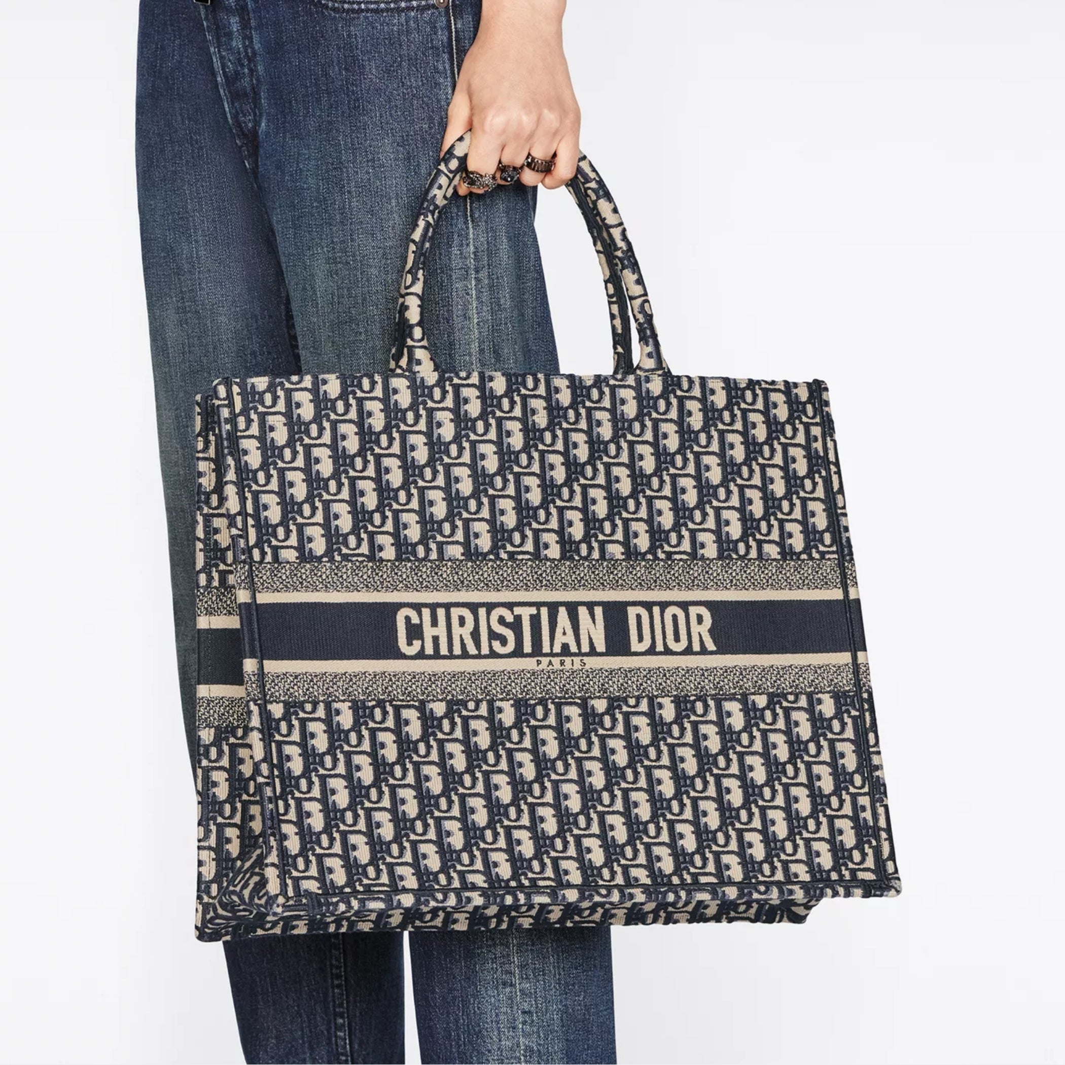Large Dior Book Tote