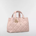 Medium Dior Toujours Bag Powder Pink Macrocannage Calfskin