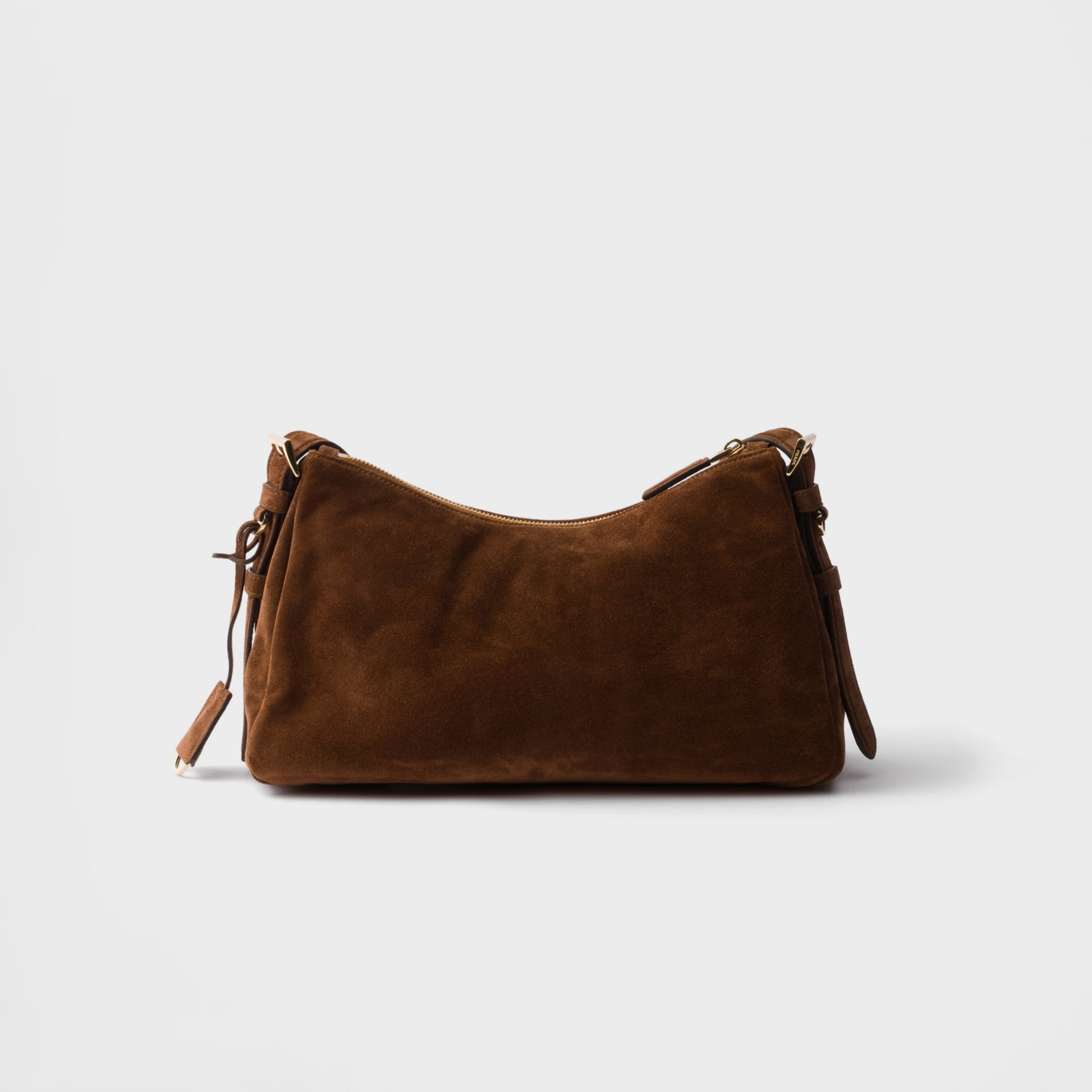 Prada Aimée medium suede shoulder bag
