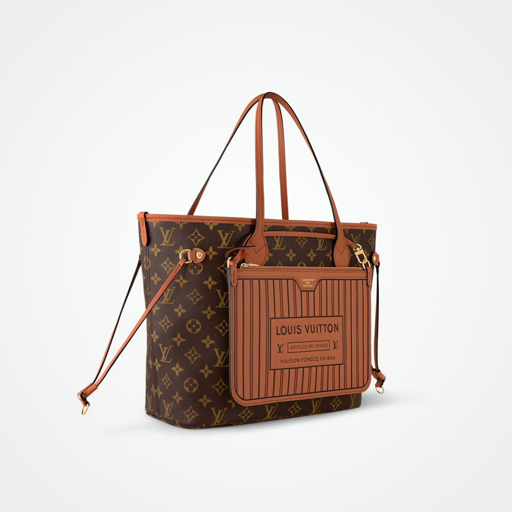 Neverfull Inside Out MM Tan