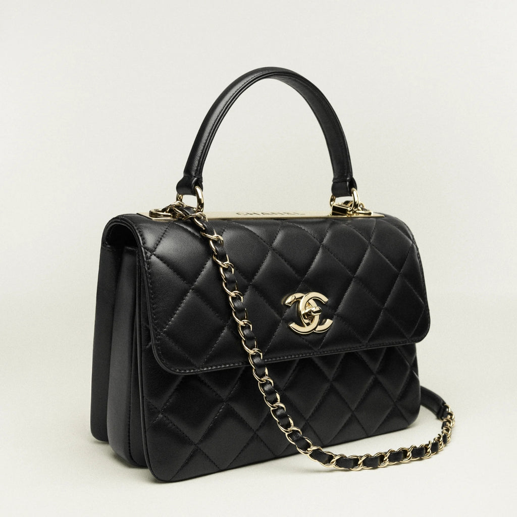 Flap Bag With Top Handle
