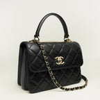 Flap Bag With Top Handle