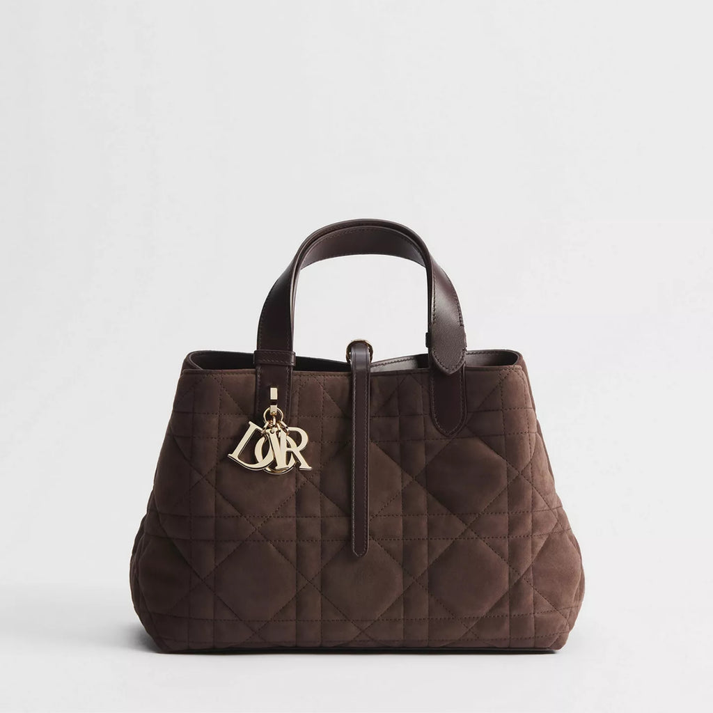 Cocoa Macrocannage Suede Goatskin